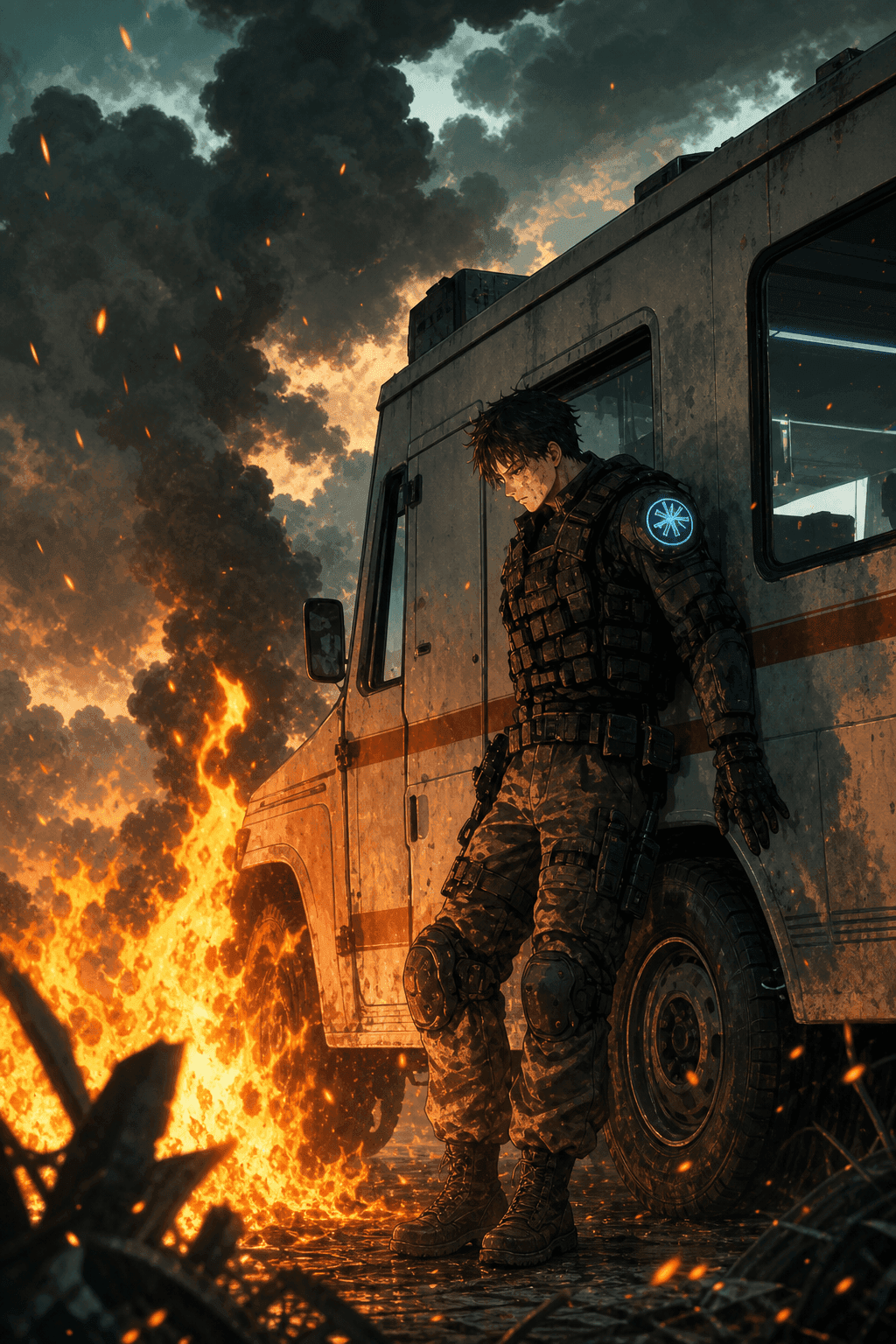 Couverture de Apocalypse Rebirth: My Upgradable Fortress RV